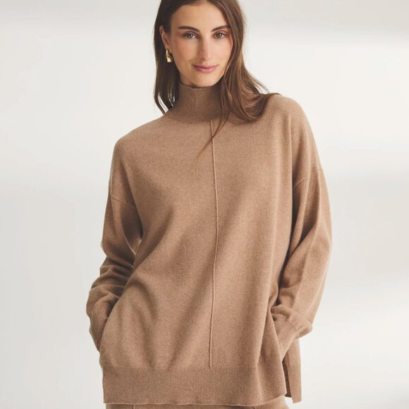 Naadam Washable Cashmere Turtleneck - Picture 1 of 3